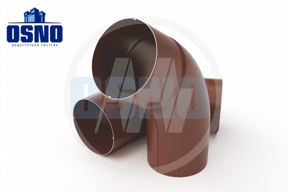 Угловое колено 60° (90мм) OSNO